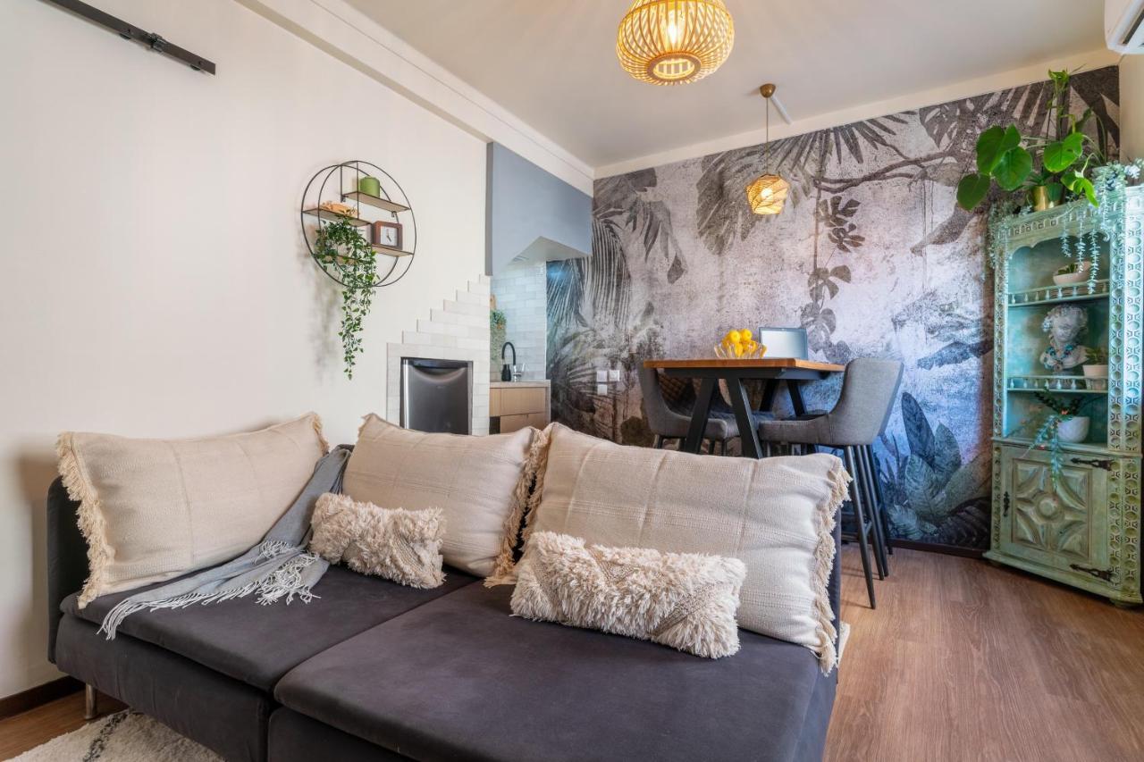 Arty Vintage Townhouse With Rooftop Shower & Sun Loungers Olhão Exterior foto